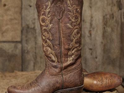Cowboy boot complete restoration