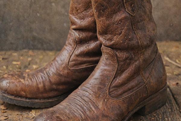 Before and after leather restoration